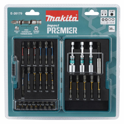 Makita Slagschroefbitset 38-delig - E-26179