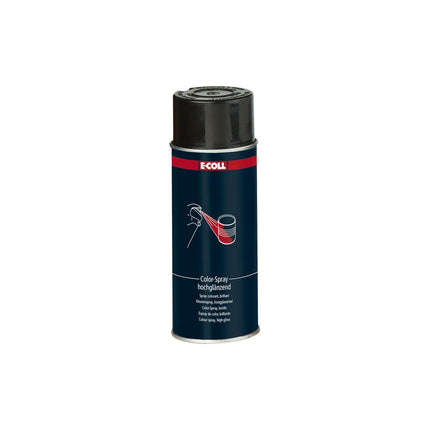 E-COLL Spuitbus RAL9005 Zwart 400ml Hoogglans - 4317784305860