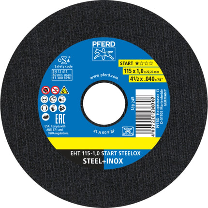 Afbeelding PFERD TOOLS doorslijpschijven start ????