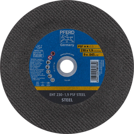 Afbeelding PFERD TOOLS doorslijpschijf, staal EH/EHT PSF STEEL