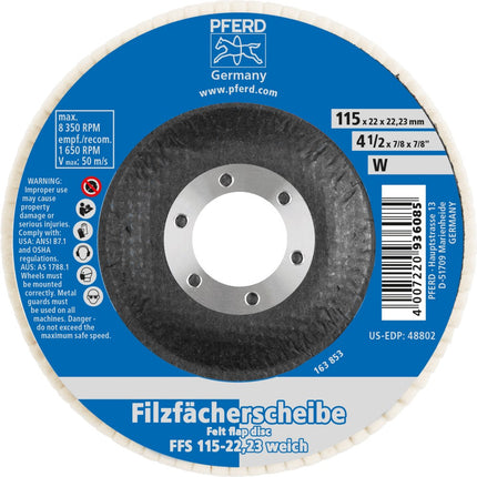 Afbeelding PFERD TOOLS viltschijf FFS