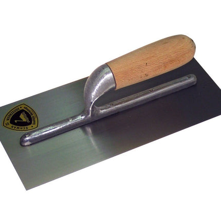 Schwan Plakspaan Blank Geribt Handvat 280x130mm RVS - 213011