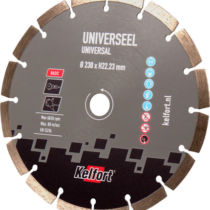 Kelfort Diamantzaagblad universeel 230 mm