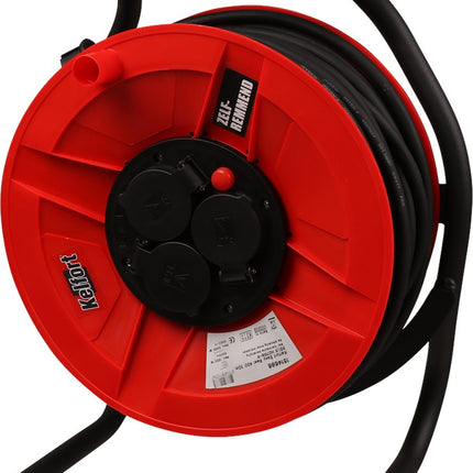 Kelfort Kabelhaspel 50M 3X1.5 Easy Reel 400 (3 Xaansluiting) - 1514686