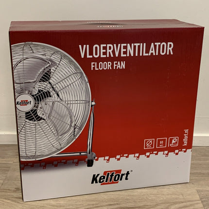 Kelfort Ventilator Verchroomd 80W - 40 cm