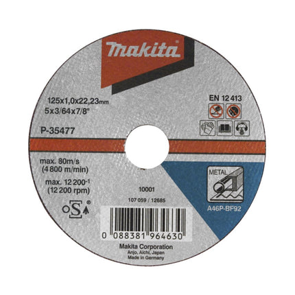 Makita Doorslijpschijf 355X2,5X25,4mm Staal - B-64696-5