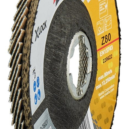 Makita Schuurschijf X-LOCK 125mm Z80 - D-76021