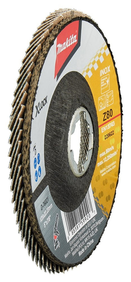 Makita Schuurschijf X-LOCK 125mm Z80 - D-76021