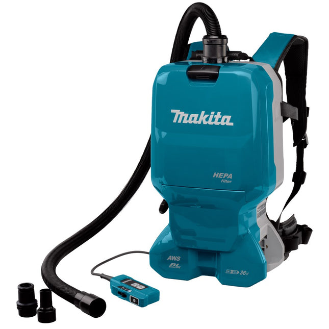 Makita DVC665ZU 2x18 V Rugstofzuiger