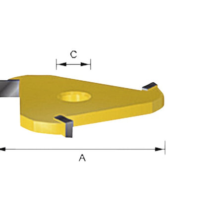 Makita Groefmes HM 3,0mm - D-12055