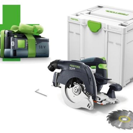 Festool Accu-Pendelkapzaagmachine HKC 55 EB-Basic-5,0 - 577034