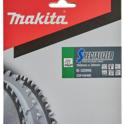 Makita Invalzaagblad Hout 160X20X2,2 48T 8G - B-32998