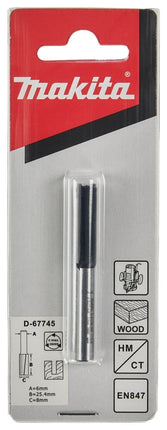 Makita Groeffrees 8x25,4 S6 - D-67745