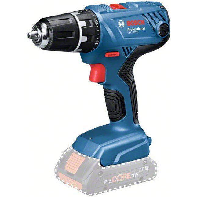 Bosch GSR 18V-21 Accu schroefboormachine C&G in Doos - 06019H1071
