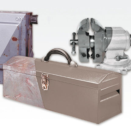 RUST-OLEUM® Hard Hat Deklaag Metallic - Fonkelend aluminium - 500ml - 2111