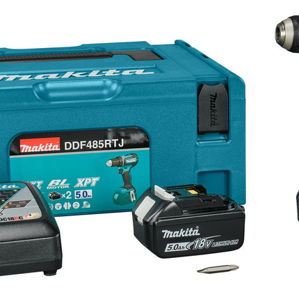 Makita DDF485RTJ LXT 18V Boor-/Schroefmachine