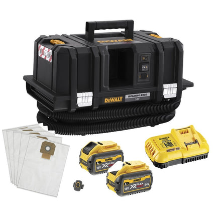 DeWalt DCV586MT2-QW 54V XR FLEXVOLT M-klasse Nat&Droog bouwstofzuiger