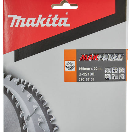 Makita Zaagblad Hout 165x20x2.0 10T 20G - B-32100
