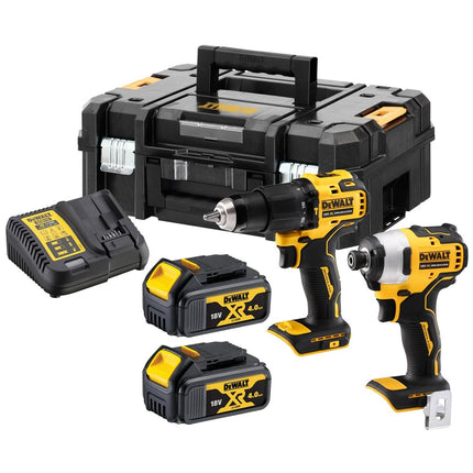 DeWalt DCK2062M2T-QW Combiset Schroef/Klopboormachine DCD709 + Slagschroevendraaier DCD809 (DeWalt gereedschapset)