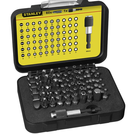 Stanley Bitset Expert Pro 1/4" - Met Bithouder (61 delig) - 1-13-902