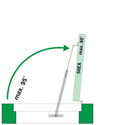 AXA Telescopische uitzetter 50EX - 2845-49/E
