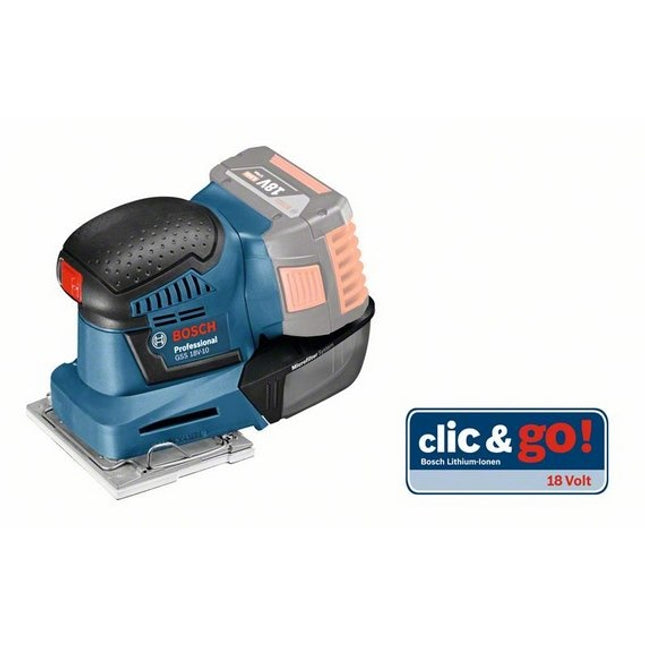 Bosch GSS 18V-10 Accu vlakschuurmachine C&G - 06019D0202 (accu schuurmachine)
