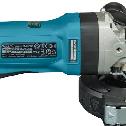 Makita GA5093X01 230V Haakse Slijper 125mm