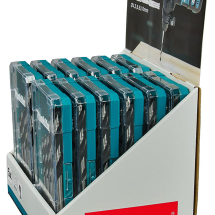 Makita Houtspiraalboorset 5-Delig Display 12St - E-15148-12