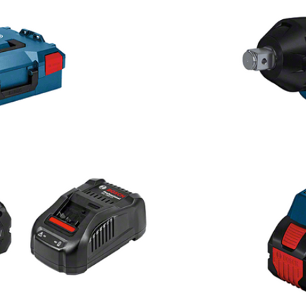 Bosch GDS 18V-1050 H Accu slagmoeraanzetter C&G in L-Boxx met 2x 5,5Ah accu's - 06019J8503 (accu slagmoersleutel)