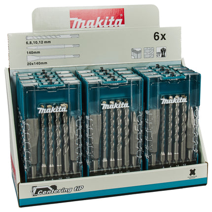 Makita B2S: SDS-Plus Betonboor-/Beitelset 6-Delig - E-15746-12