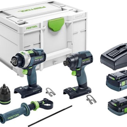 Festool TID18 5,0/4,0-Set TPC18 Accu-Slagschroevendraaier/Accu-Klopboormachine - 577654
