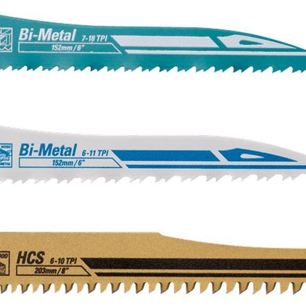 Makita Reciprozaagset 3-Delig - B-13677