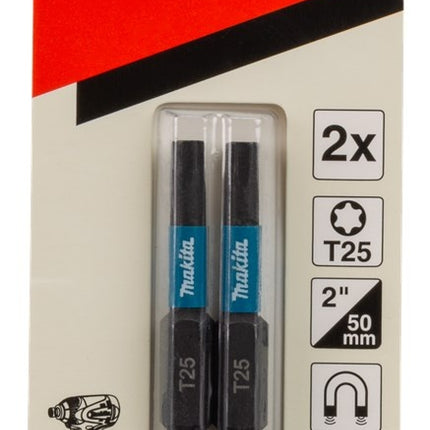 Makita Slagschroefbit Impact Black T25x50mm 2st - B-63797