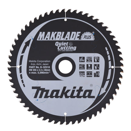 Makita B-32518 afkortzaagblad is 216MM Hout