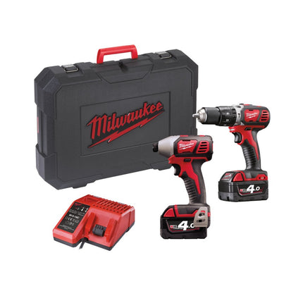 Milwaukee M18 BPP2C-402C Powerpack (Milwaukee gereedschapset)