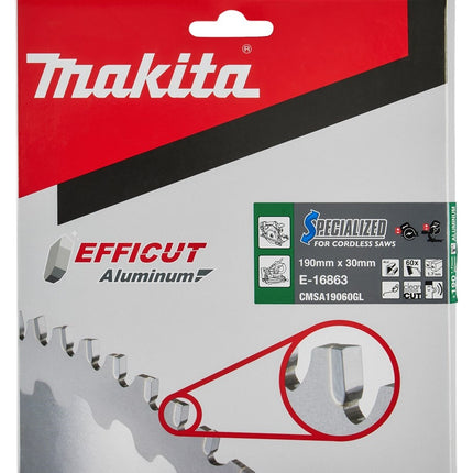 Makita HM Zaagb 190x30mm 60T 0g alu - E-16863