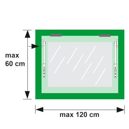 AXA Telescoop uitzetter midden - 30 EX