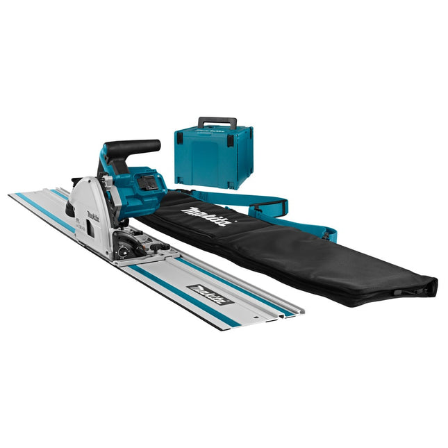 Makita DSP600ZJ2 2x18 V Invalcirkelzaag 165 mm met geleiderail!