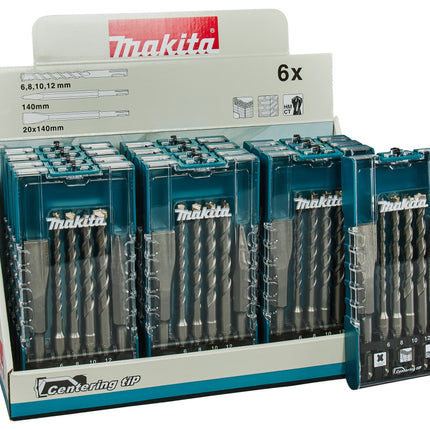 Makita B2S: SDS-Plus Betonboor-/Beitelset 6-Delig - E-15746-12