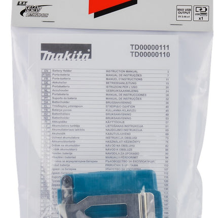Makita LXT Adapter Verwarmde Jas/Vest/Deken - TD00000111