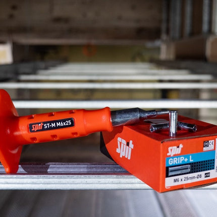 Spit Grip+ L Slaganker M6x25 Verzinkt