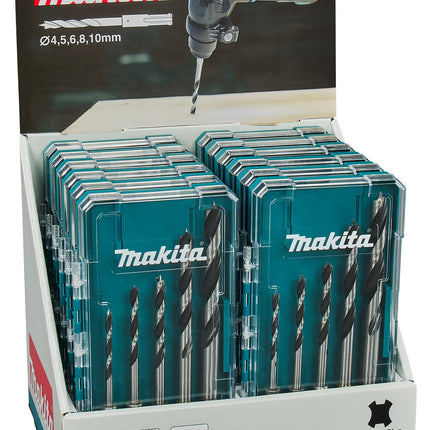 Makita Houtspiraalboorset 5-Delig Display 12St - E-15148-12