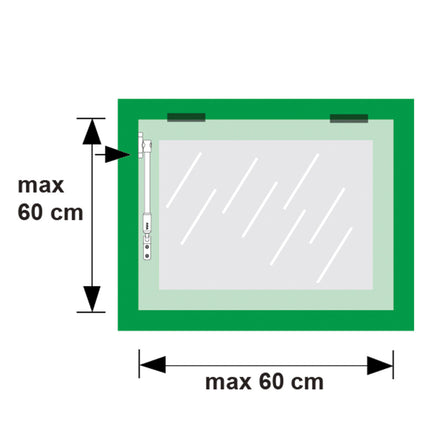 AXA Telescoop uitzetter midden - 2825-00-49/E