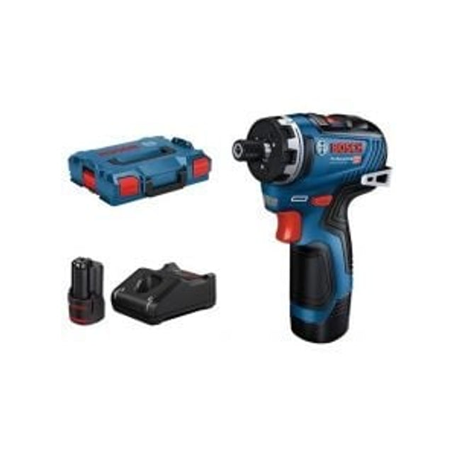 Bosch GSR 12V-35 HX Accu schroefmachine C&G in L-Boxx met 2 x 3,0Ah accu's - 06019J9100 (accu schroevendraaier)