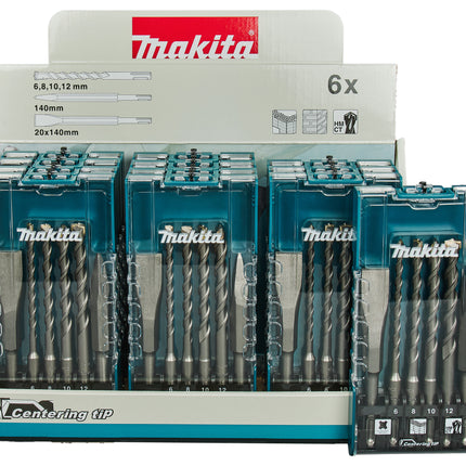 Makita B2S: SDS-Plus Betonboor-/Beitelset 6-Delig - E-15746-12