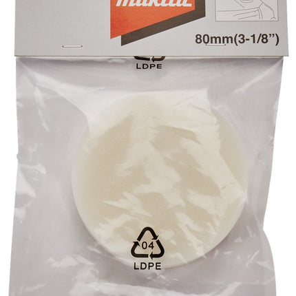 Makita Inpoetsschijf wit 80mm - 191N91-7