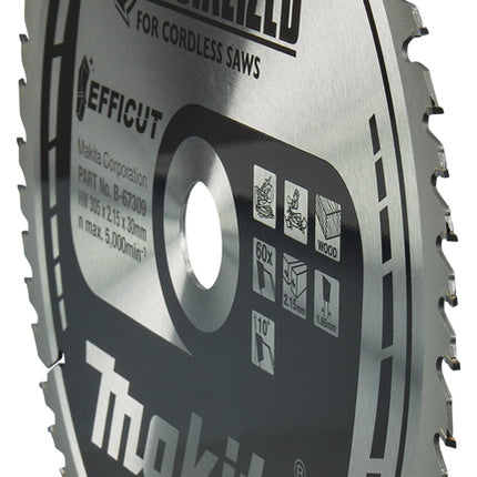 Makita Afkortzaagblad Hout Efficut 305x30x2,15 60T 10g