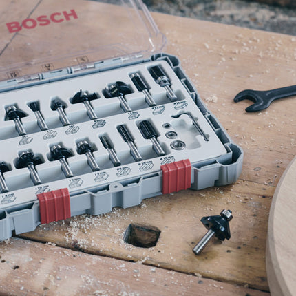Bosch 6-Delige Kantenfreesset 6mm - 2607017468