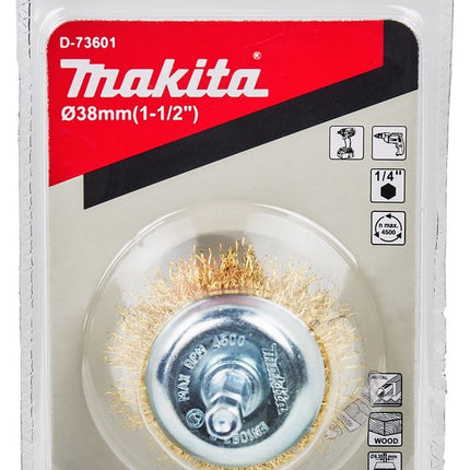 Makita Komborstel 38mm 1/4" mess - D-73601