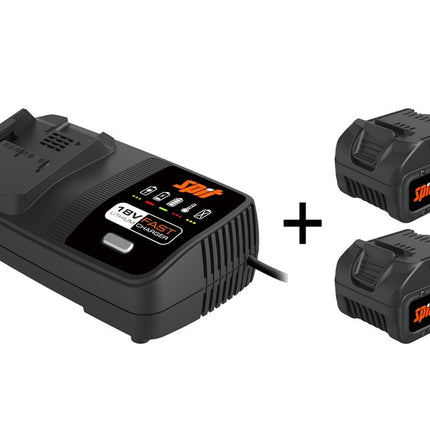 Spit Energy Pack 5ah 18v (2 Accu's & Snelllader)